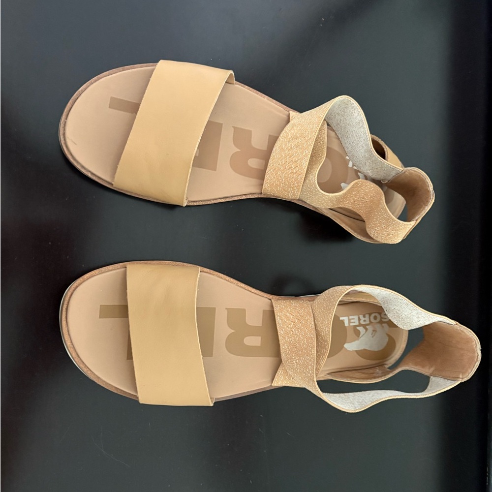 Sorel Women's Beige Strap Sandals